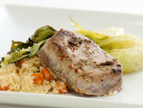 Wasabi Crusted Tuna